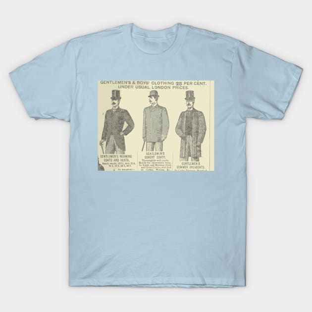 Gentleman's clothing sale T-Shirt by howaboutthat